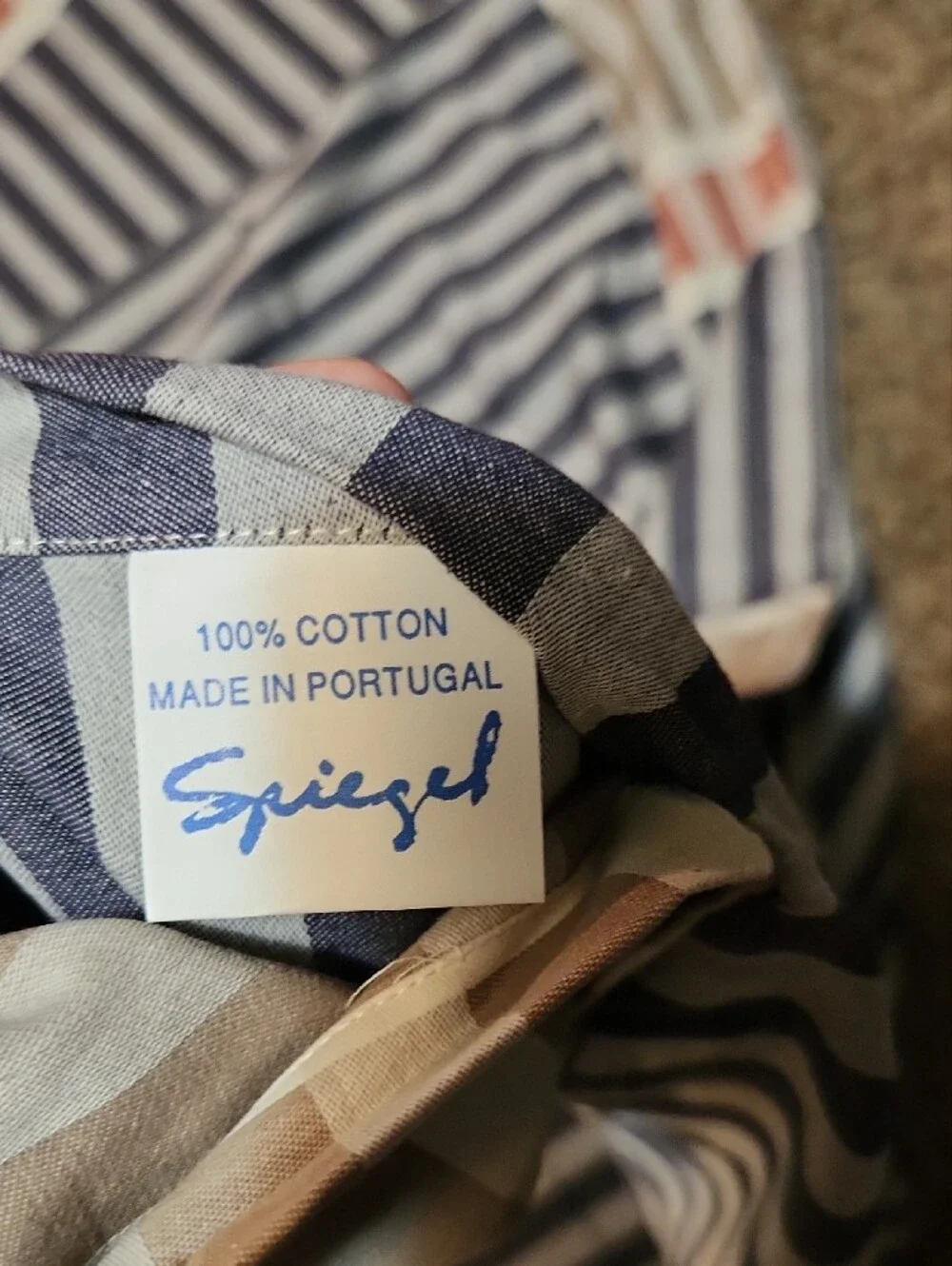 Spiegel Cotton Duvet Cover Twin Size NWOT